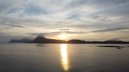 Fototapeta premium sunset over the sea