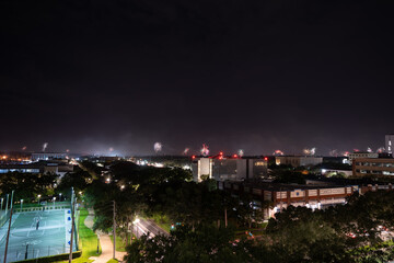 Obraz premium night landscape of in St Petersburg, Florida