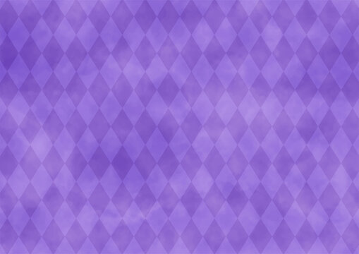 背景　ダイヤ柄　テクスチャ　紫
