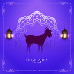 Abstract Eid Al Adha mubarak religious Islamic background