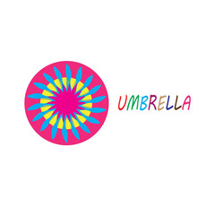 colorful umbrella icon, suitable as your company's business icon