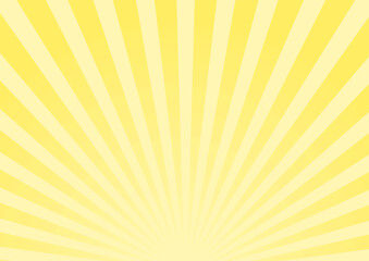 背景　集中線　下側　イエロー