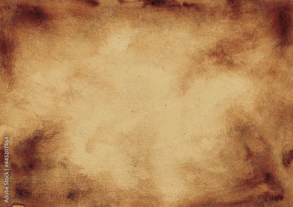 Poster old paper texture in brown. aged and weathered paper forming ancient texture for a decorative projec