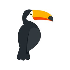 Tucan icon flat isolated vector © anatolir