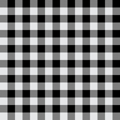 Naklejka premium BLACK and WHITE Seamless checkered pattern with black-white stripes and squares and texture in vector graphics and illustration.eps