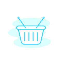 Illustration Vector Graphic of Shopping Basket icon