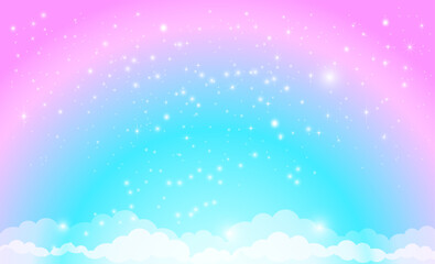 Fantasy background in sparkling stars for design. © Natalia