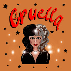 Cruella, girl creates fashion, fashion designer, girl designer, fashion movie dream