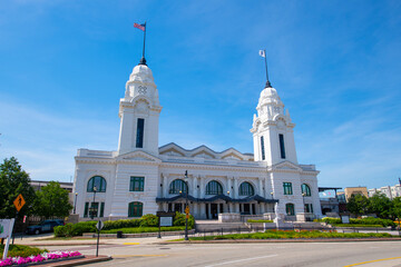 Worcester Union Station, built in 1911, is a railway station located at 2 Washington Square in...