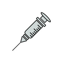 Syringe icon logo design