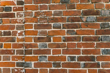 red gray brick wall texture