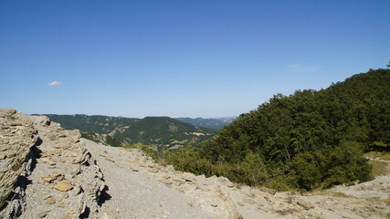 Veduta dal sentiero 390bis da Villa di Parchiule a Poggio dell'Appione in Italia