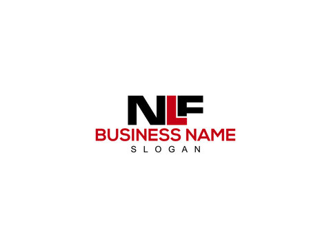 Letter NLF Logo Icon Vector Image Design For Company or Business
