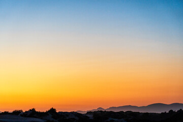 Sunset on the Sand Dunes