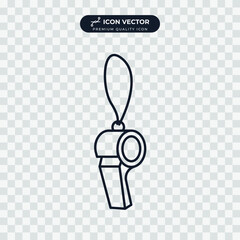 whistle icon symbol template for graphic and web design collection logo vector illustration