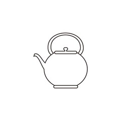 drinking water kettle icon, kettle icon vector symbol illustration