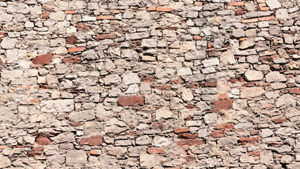 Muro de piedras rústicas