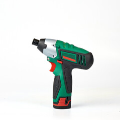 cordless impact driver drill isolate white background