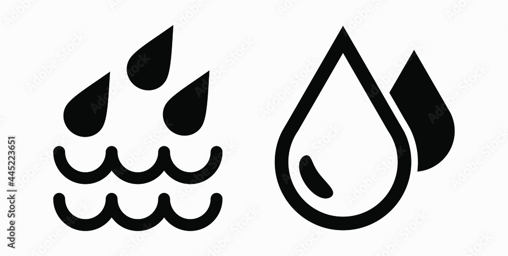 Poster blood drop icon isolated minimal single flat linear icon for application and info-graphic. commercia