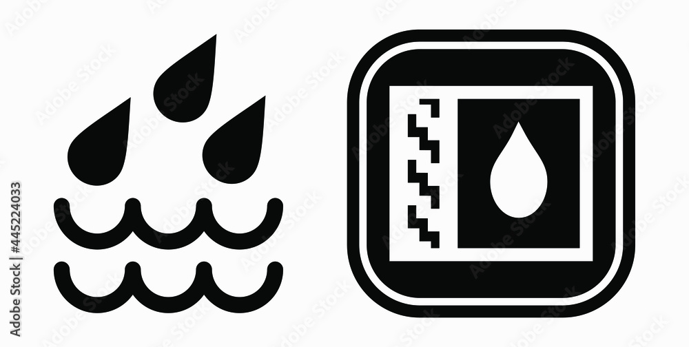 Poster blood drop icon isolated minimal single flat linear icon for application and info-graphic. commercia