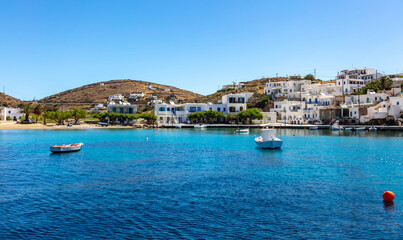 Fototapeta na wymiar Sifnos island, Faros traditional village, Greece Cyclades.