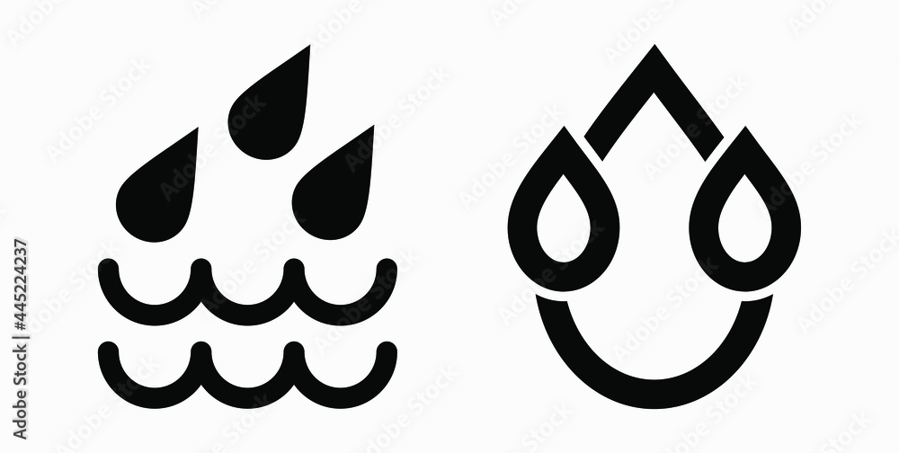 Poster blood drop icon isolated minimal single flat linear icon for application and info-graphic. commercia