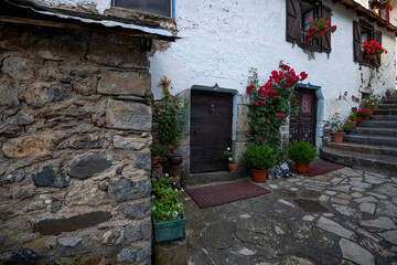 Fototapeta na wymiar Old town of Sallent de Gallego, Pyrenees, Huesca Province, Aragon, Spain.