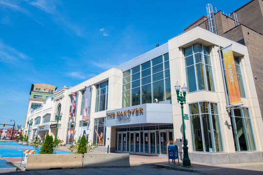 Hanover Theatre And Conservatory For The Performing Arts At 2 Southbridge Street At Main Street In Downtown Of Worcester, Massachusetts MA, USA. 