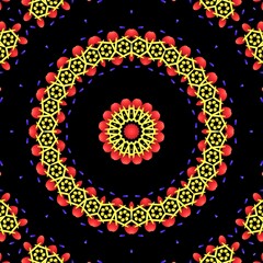 Mandala pattern illustration design.
