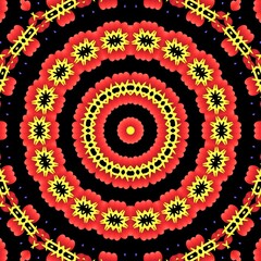 Mandala pattern illustration design.