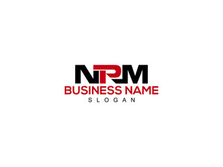 Letter NPM Logo Icon Vector Image Design For Company or Business - obrazy, fototapety, plakaty