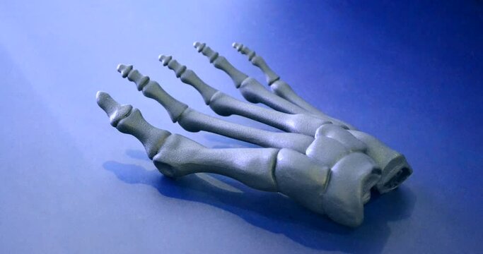 3D model printed model on 3d printer from hot molten plastic