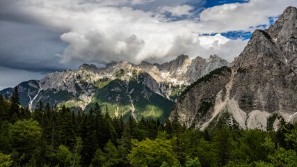 Landschaft im Triglav Nationalpark in Slowenien
