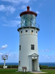 Lighthouse by the ocean