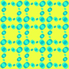 Rounded abstract seamless pattern - accent for any surfaces.