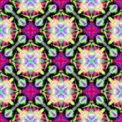 Ethnic Surface Medallion. Color, Multicilor,