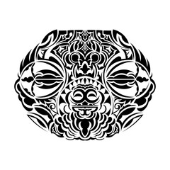 Maori tattoo design. Idea for tattoo