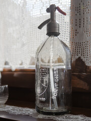 bottle of sparkling water