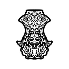Naklejka premium Maori tattoo design. Idea for tattoo