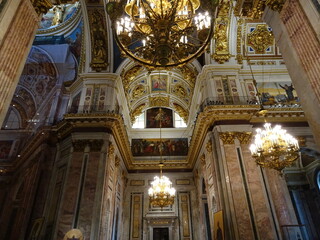 Obraz premium Peter and Paul Cathedral St Petersburg inside