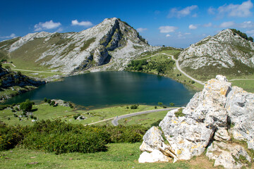 lake in the mountains