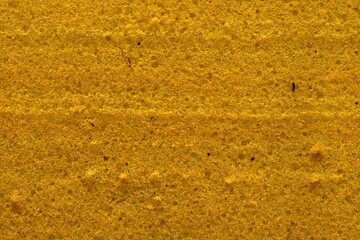 the surface of the old foam rubber