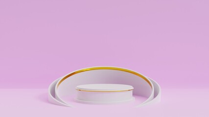 Abstract background. 3D rendering mockup scene for product presentation.