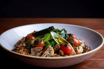 Rissoto Rice and roasted vegetables