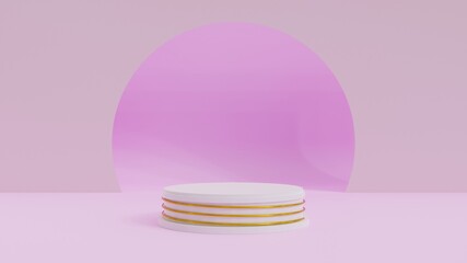 Abstract background. 3D rendering mockup scene for product presentation.