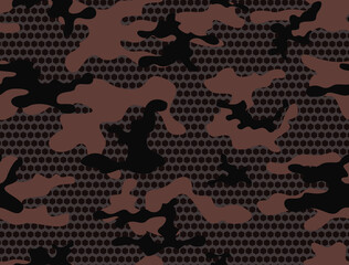 Abstract camouflage digital modern background, stylish design.