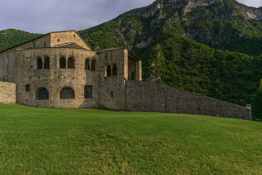 Abbey of San Pietro al Monte in Civate in the province of Lecco