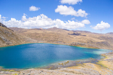 lake and mountains