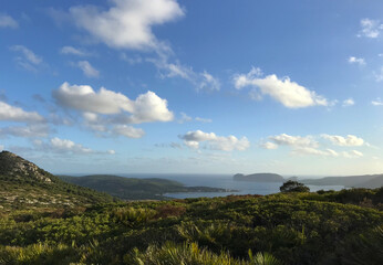 Fototapeta premium Panoramic view from Monte Doglia, Alghero, Sardinia, Italy