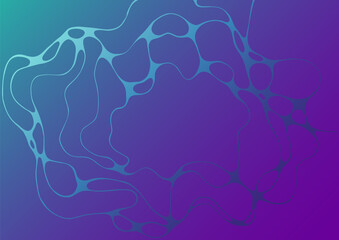 Abstract electromagnetic field fluid vector background.